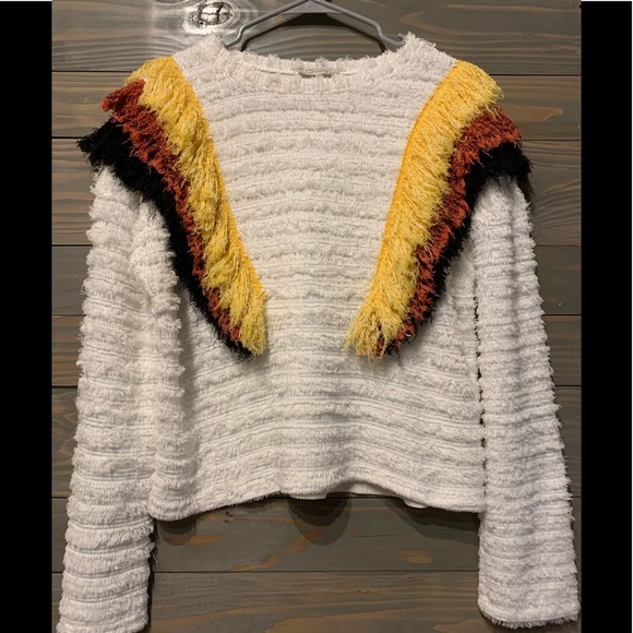 Zara Sweaters - Zara Fringe Sweater